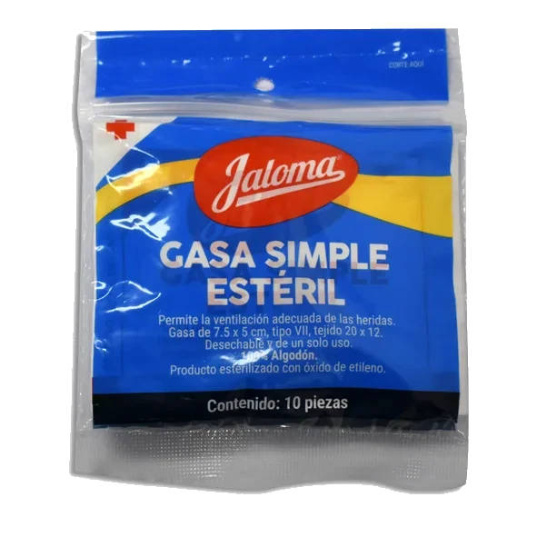 GASA ESTERILIZADA 7.5X5CM JALOMA
