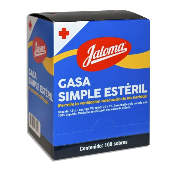GASA ESTERILIZADA 7.5X5CM JALOMA