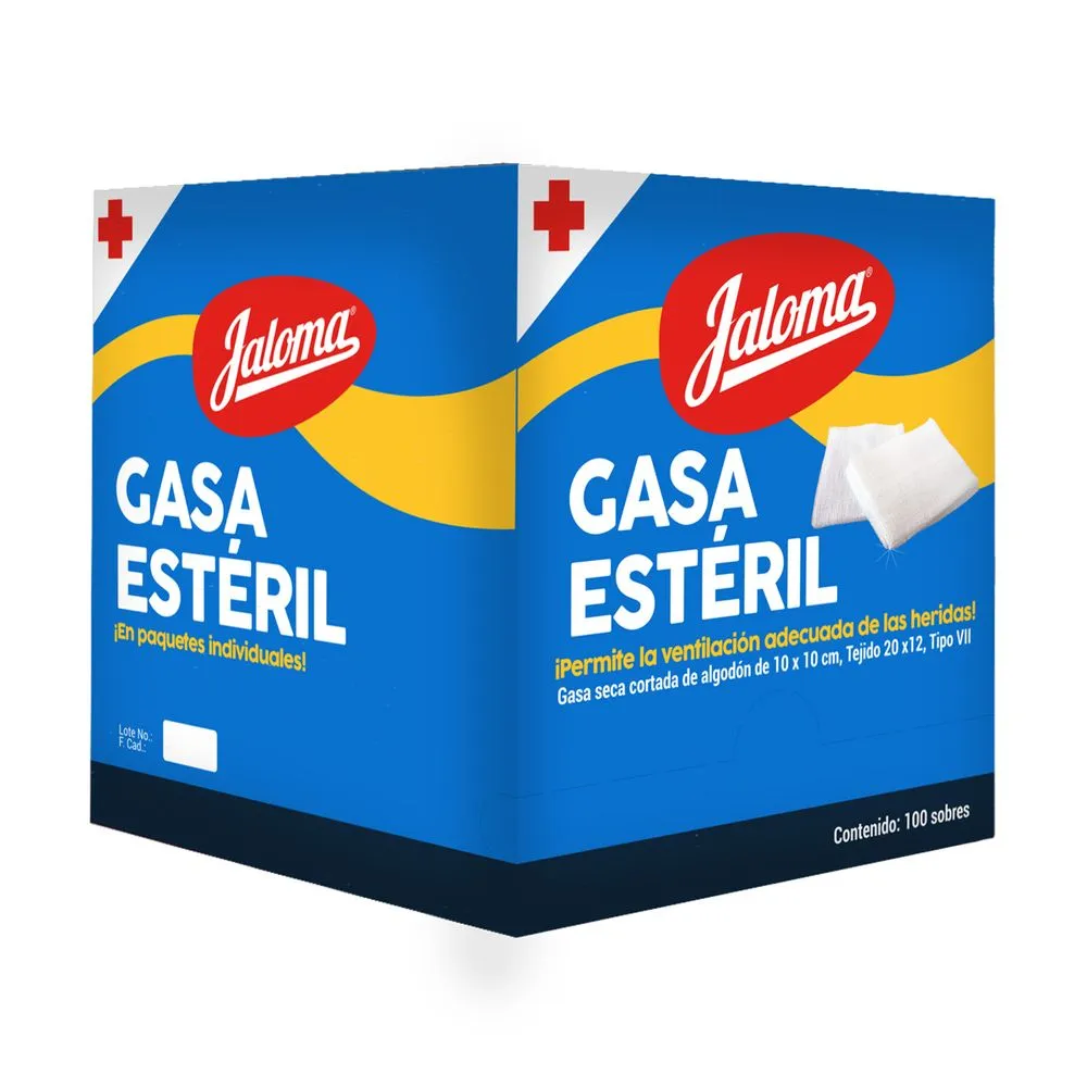GASA SIMPLE ESTERIL 1 CJA 100 SOBRES 10C