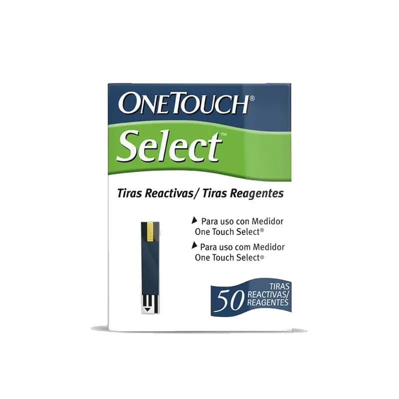 ONE TOUCH SELECT 50 TIRAS REACTIVAS