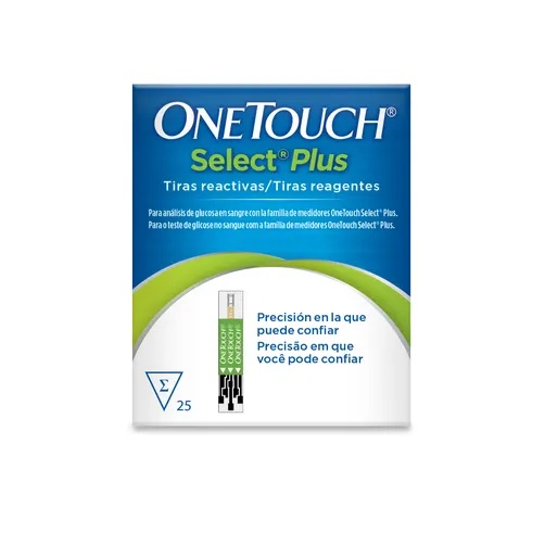 One Touch Selec Plus 25 Tiras Reactivas