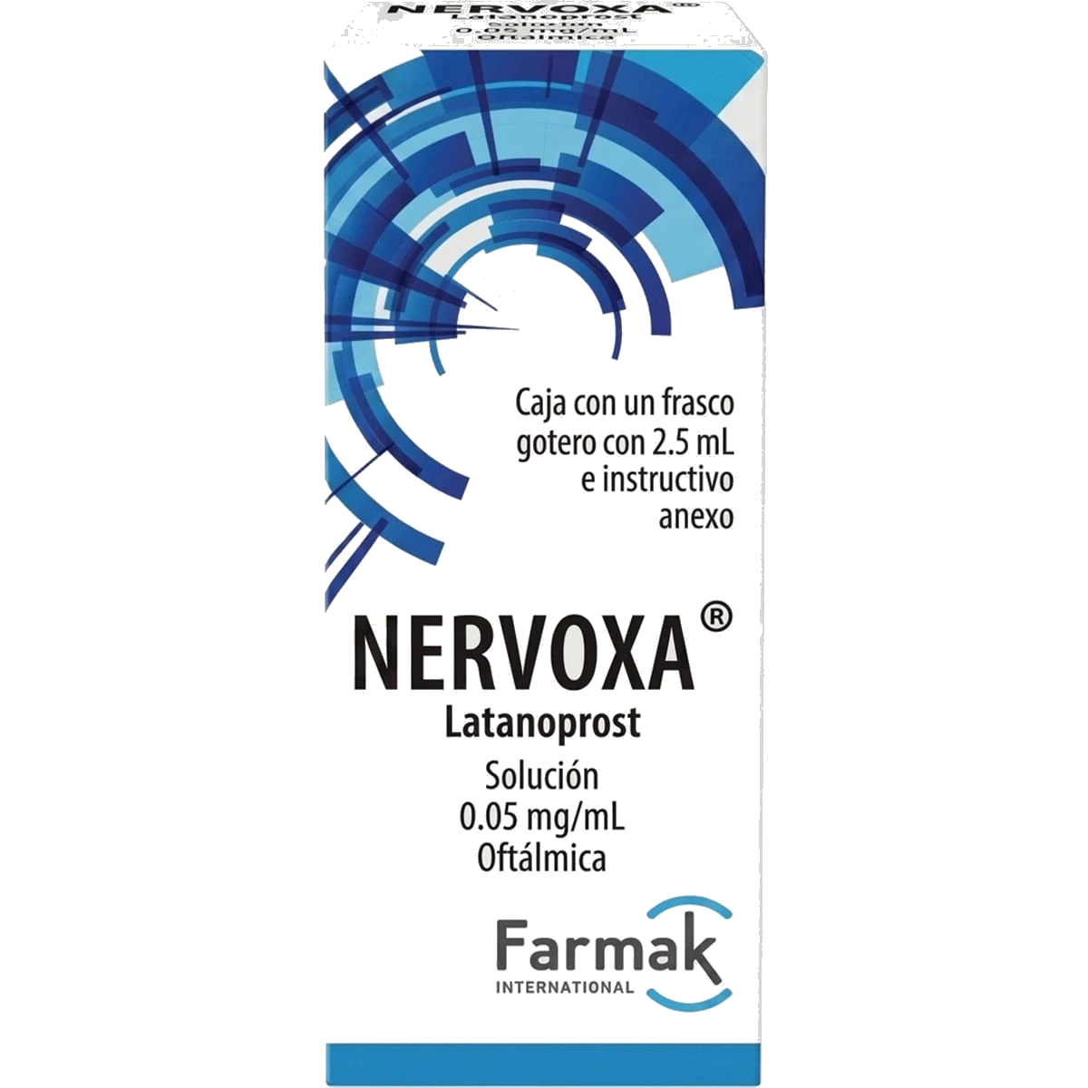 Nervoxa Latanoprost Solución Oftálmica 0.05 mg/ml