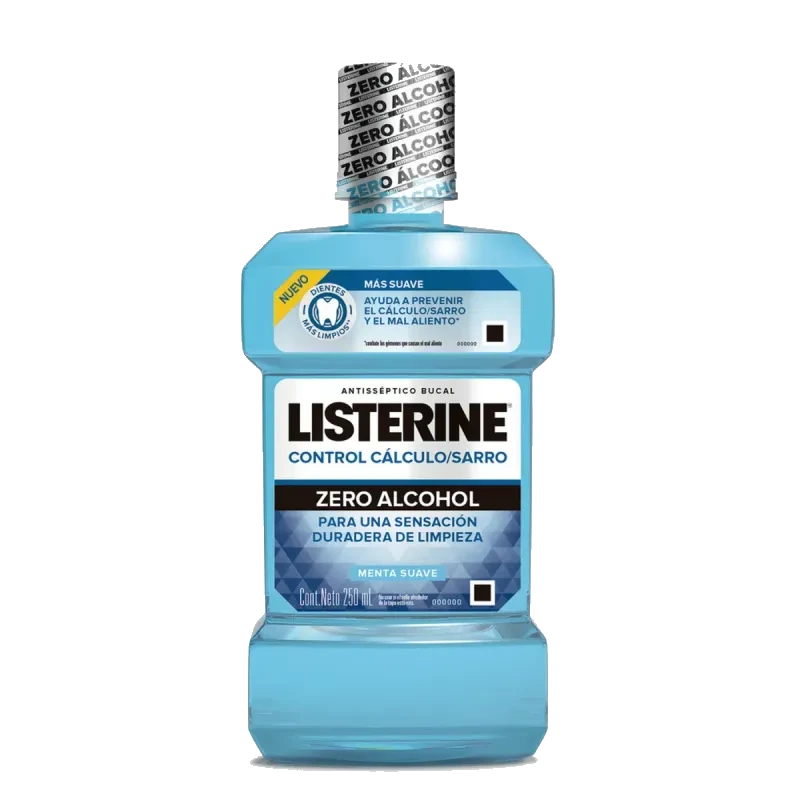 ENJUAGUE BUCAL LISTERINE CONT CAL/SARRO 250ML *JAN*