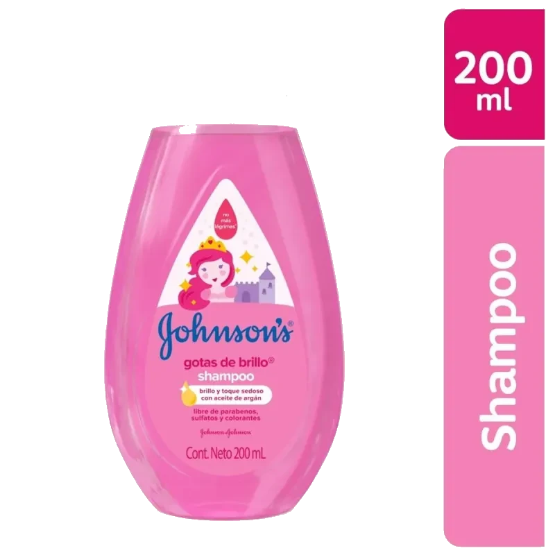 SHAMPOO JOHNSONS BABY GOTAS DE BRILLO 200ML *JAN*