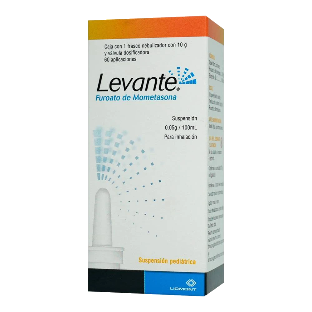 Levante Suspensión Pediátrico 0.05 G/100 Ml Inhalaciones 10 G