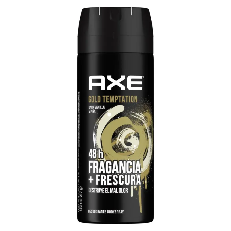 DESOD AXE MEN GOLD TEMP SPY 150ML