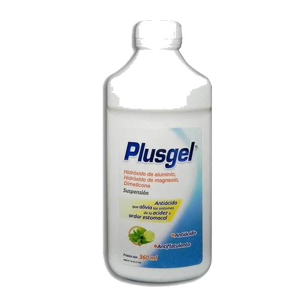 PLUS GEL 1 SOL 200/185/50MG/5/360 ML