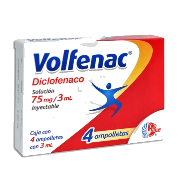 VOLFENAC (DICLOFENACO 75MG/3ML) 4AMP SOL