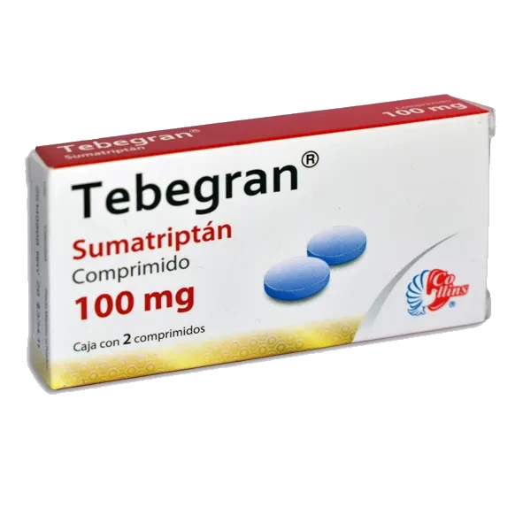 TEBEGRAN (SUMATRIPTAN 100MG) 2COMP