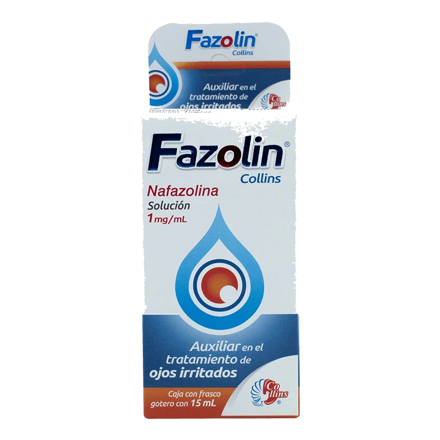 Fazolin Nafazolina 1 Mg Solución Gotas 15 Ml Genérico Collins