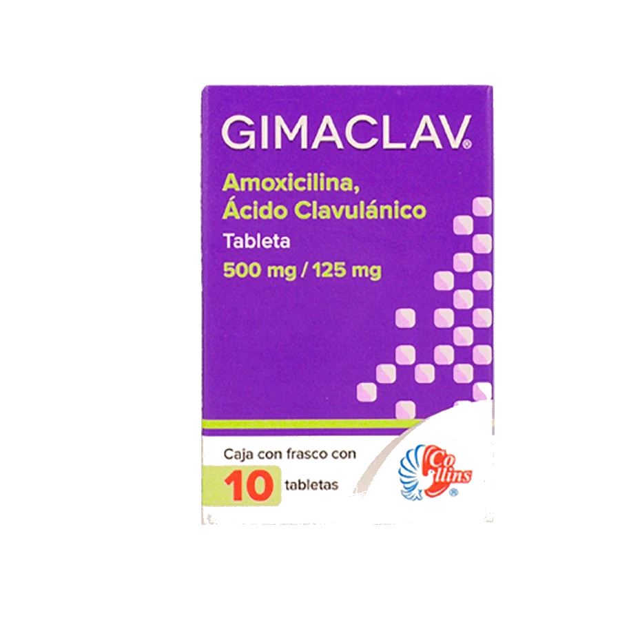 GIMACLAV 500/125MG