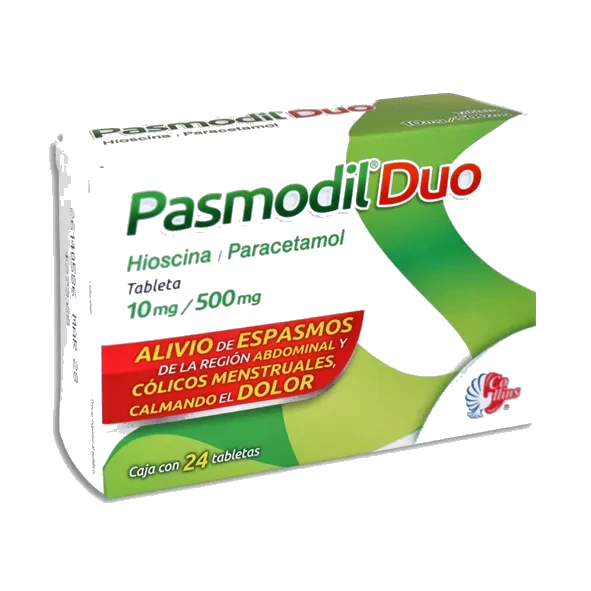PASMODIL DUO 24 TAB 500/10 MG
