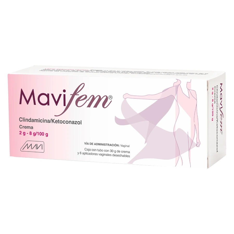 Mavifem Clindamicina/Ketoconazol 2/8/100 G Crema 30 G Genérico Mavi