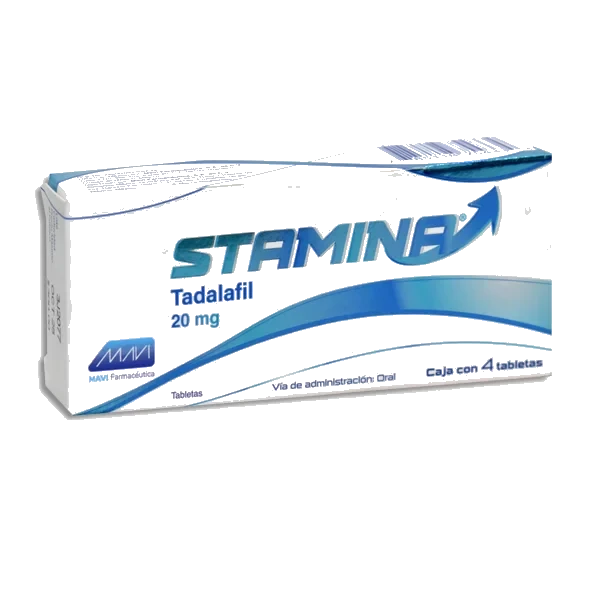 Stamina Caja Con 4 Tabletas De 20 mg
