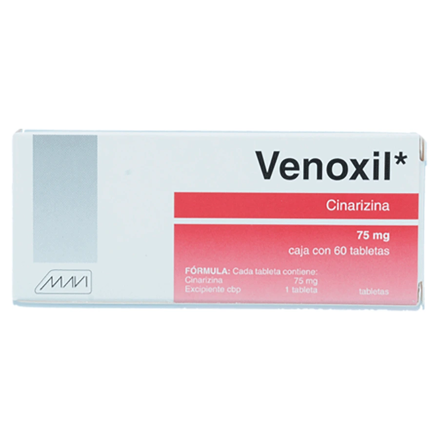 VENOXIL (CINARIZINA 75MG) 60TAB