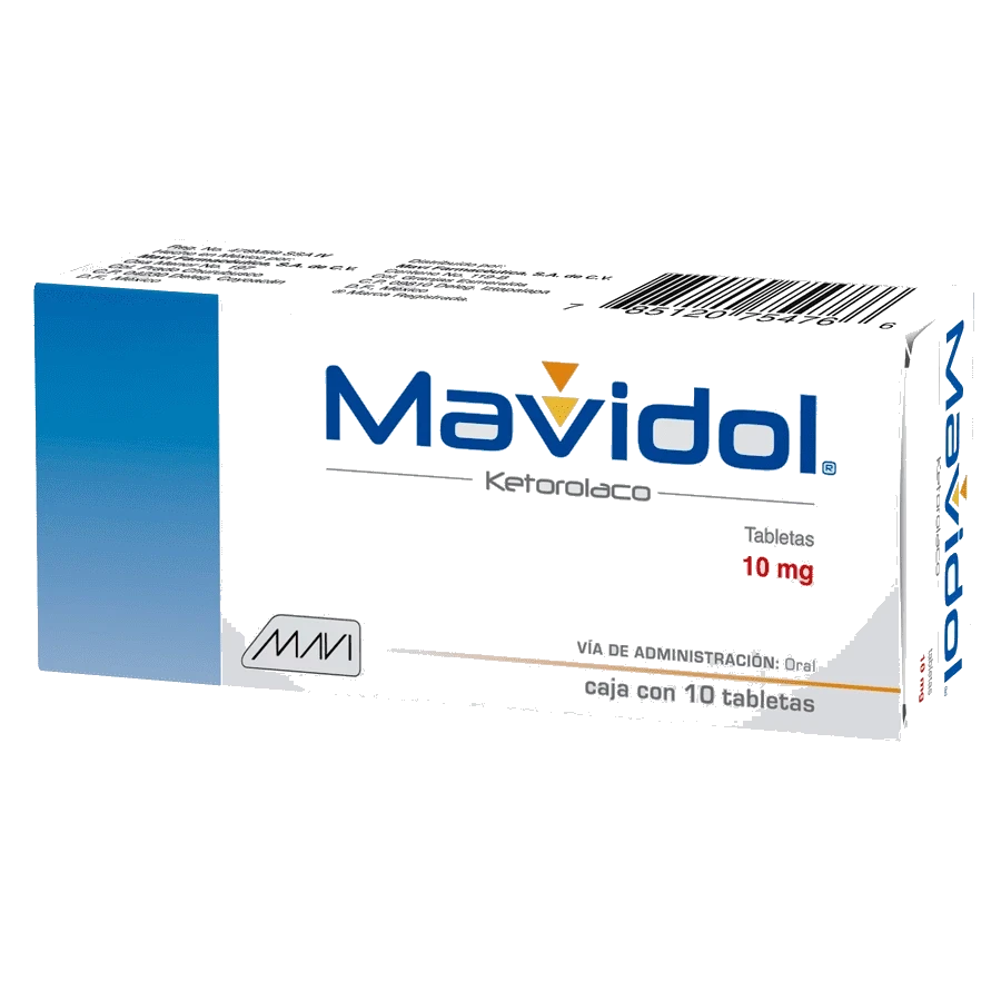 MAVIDOL (KETOROLACO 10MG) 10TABS