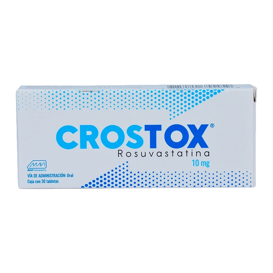 CROSTOX (ROSUVASTATINA 10MG) 30TABS