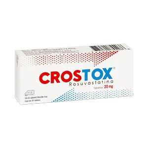 CROSTOX (ROSUVASTATINA 20MG) 30TABS