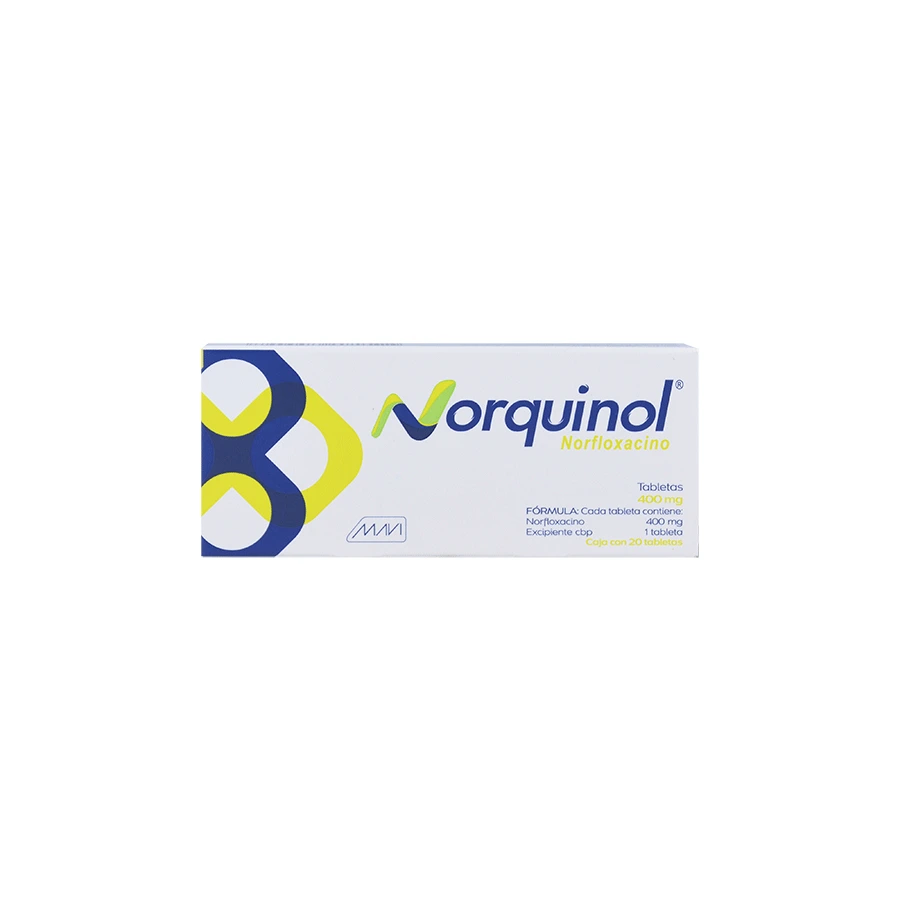NORQUINOL (NORFLOXACINO 400MG) 20TABS