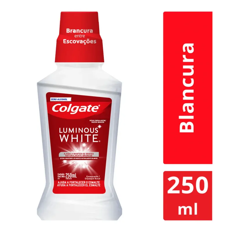 ENJUAGUE BUCAL LUMINOUS WHITE 250ML *CLT*