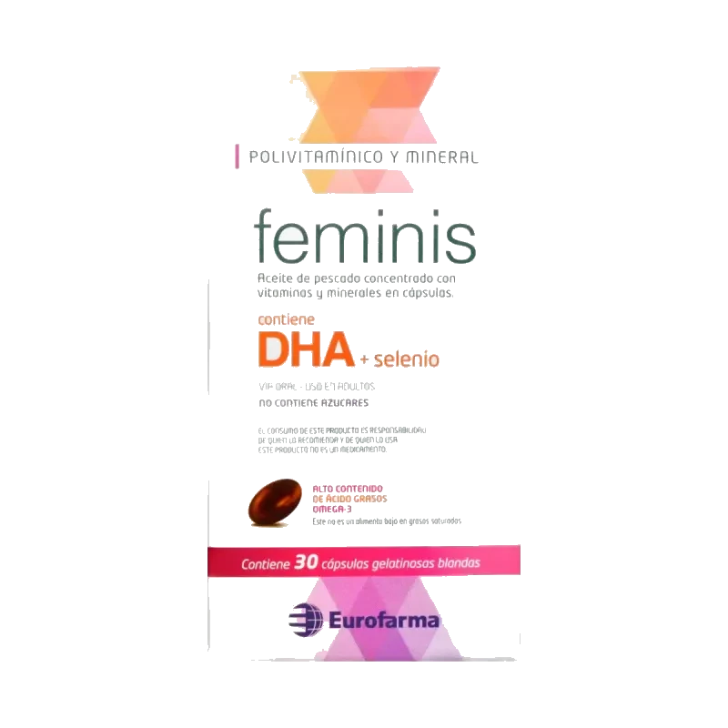 FEMINIS SUP ALIM DHA+SELEN 30CAPS