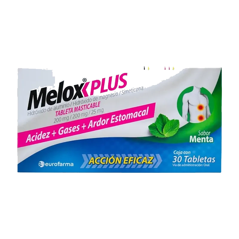 MELOX PLUS ANTI-GAS MTA 30TAB MAST