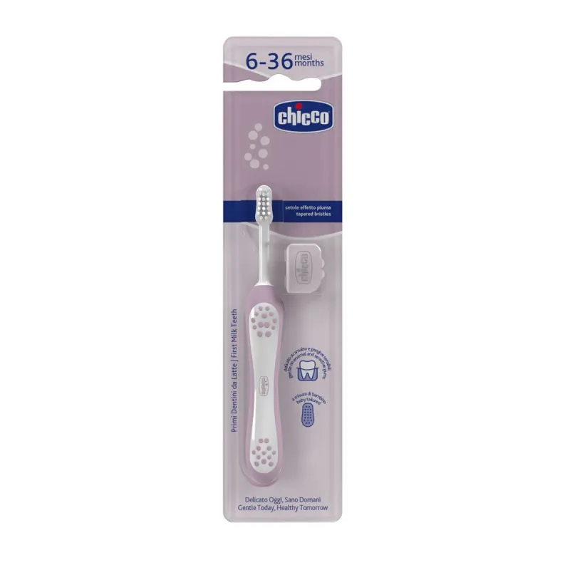 Cepillo  Dental Chicco Lila De 6-36 Meses