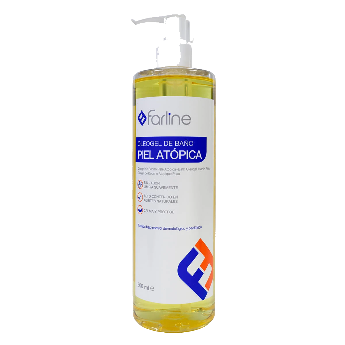 Farline Oleogel De Baño Piel Atópica Envase De 500 ml