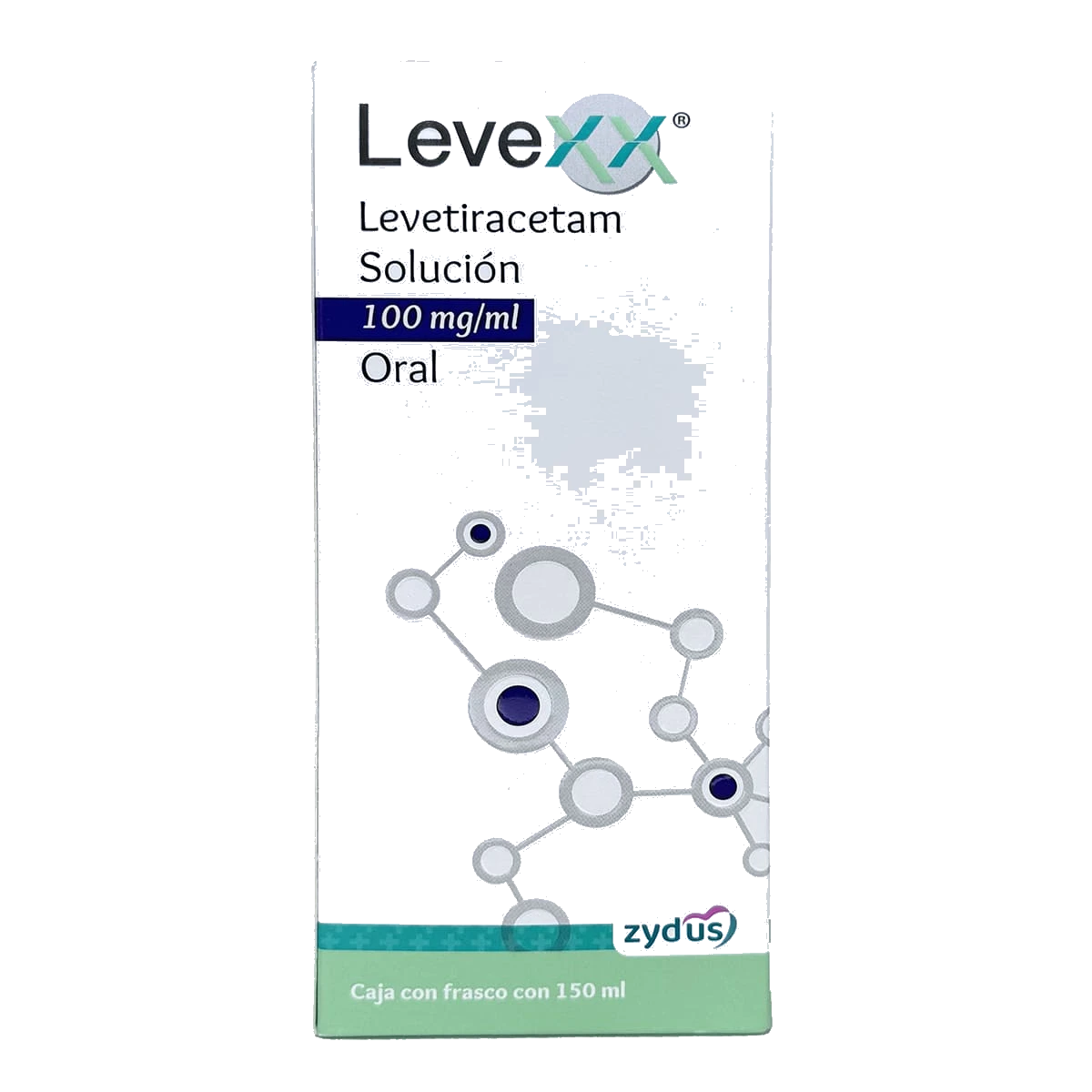 Levetiracetam Zydus Levexx Solución 100 mg/ml Caja Con Frasco De 150 Ml