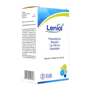 LENIOL (PARACETAMOL 1G) 100ML 1FCO SOL