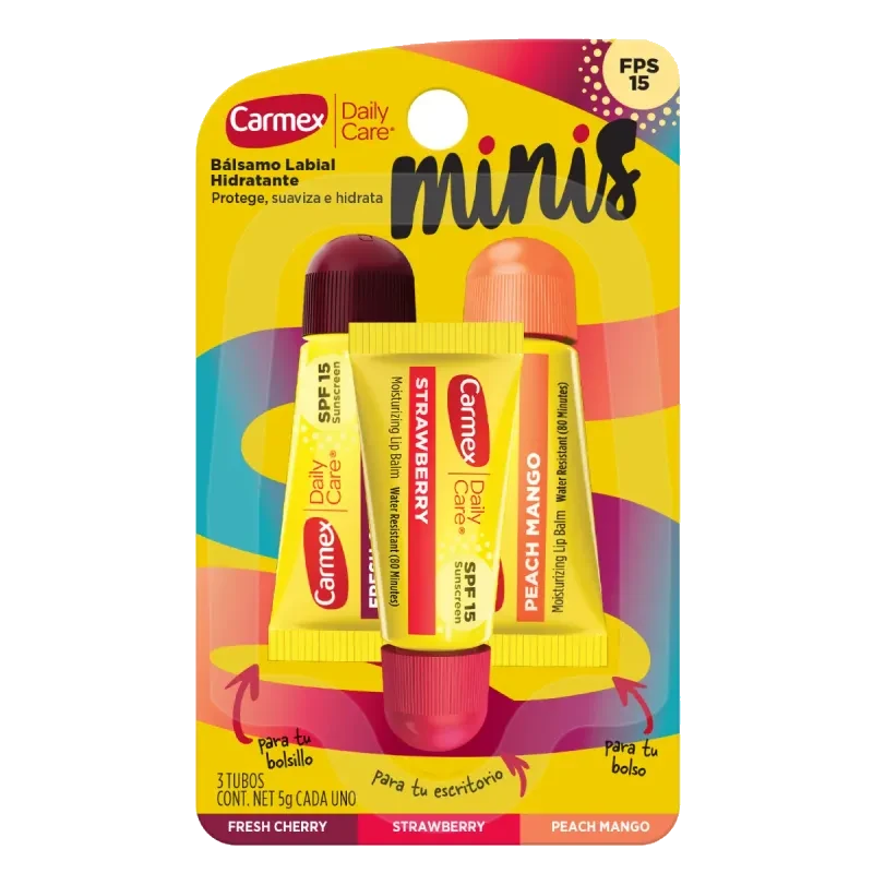 POM LAB CARMEX MINI TUBES 3PACK  N