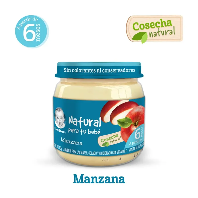 Gerber Cosecha Natural Etapa 2 Manzana 113 G