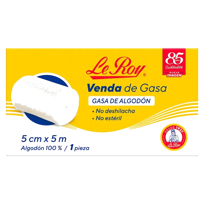 VENDA DE GASA LE ROY 5CMX5M